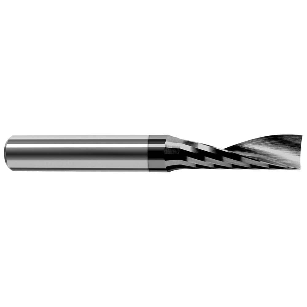 Square End Mill: 3/8'' Dia, 1-1/8'' LOC, 3/8'' Shank Dia, 2-1/2'' OAL, 1 Flute, Solid Carbide MPN:51524-C4