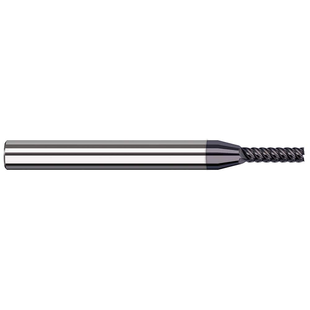 Square End Mill: 0.1181'' Dia, 0.4724'' LOC, 3 Flutes, Solid Carbide MPN:773057-C6