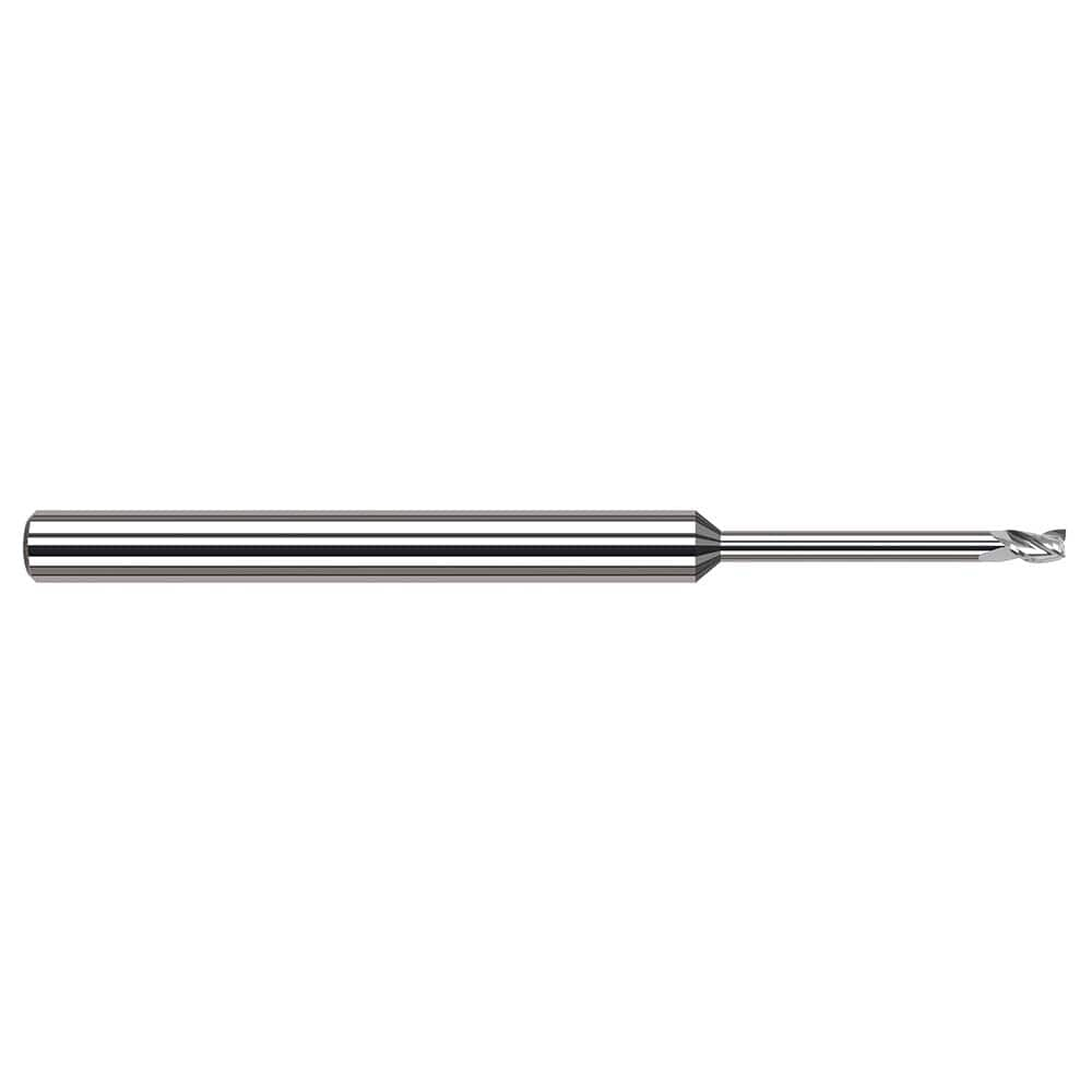 Square End Mill: 1/8'' Dia, 3/16'' LOC, 1/8'' Shank Dia, 2-1/2'' OAL, 4 Flutes, Solid Carbide MPN:789208