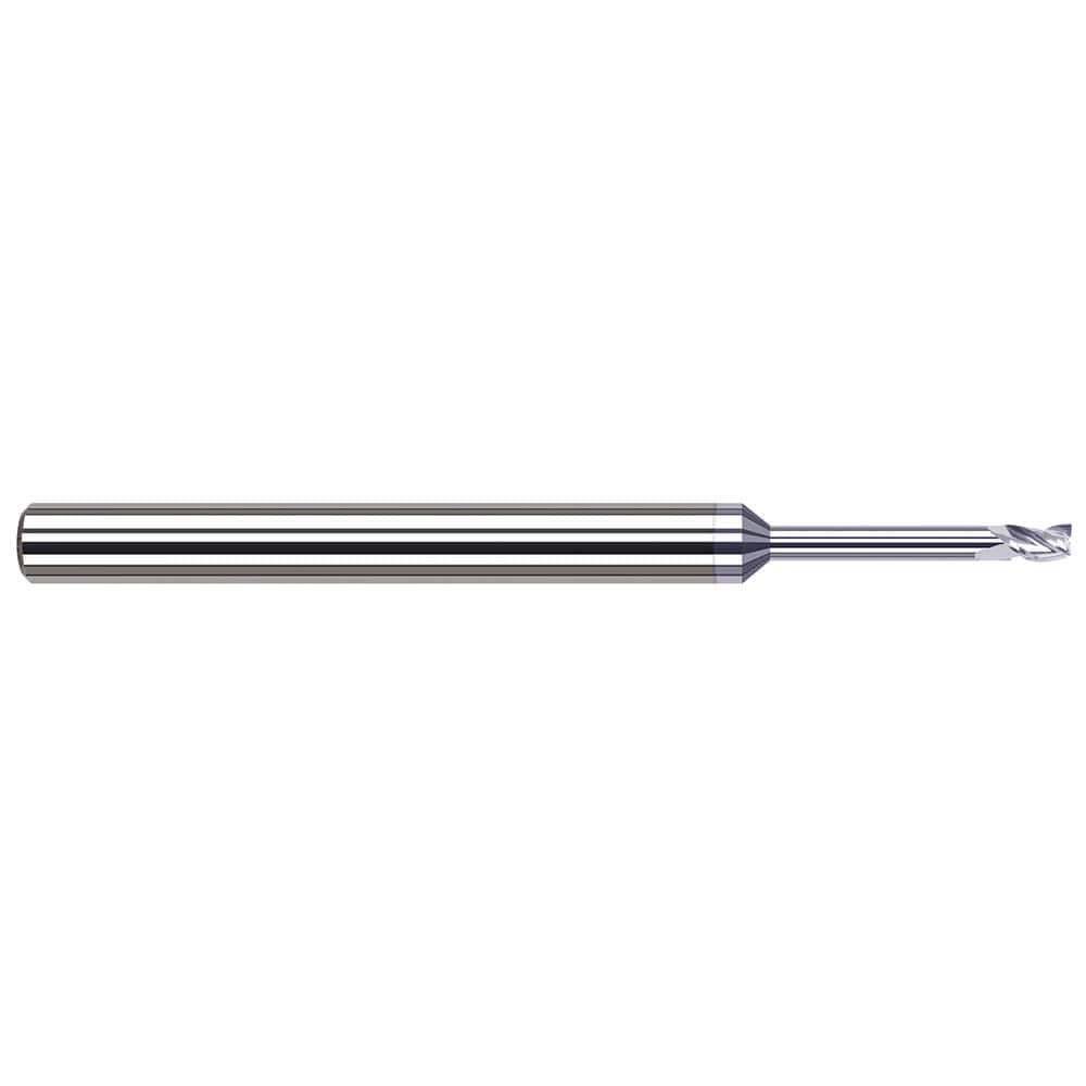 Square End Mill: 3/16'' Dia, 0.285'' LOC, 3'' OAL, 3 Flutes, Solid Carbide MPN:814012-C8