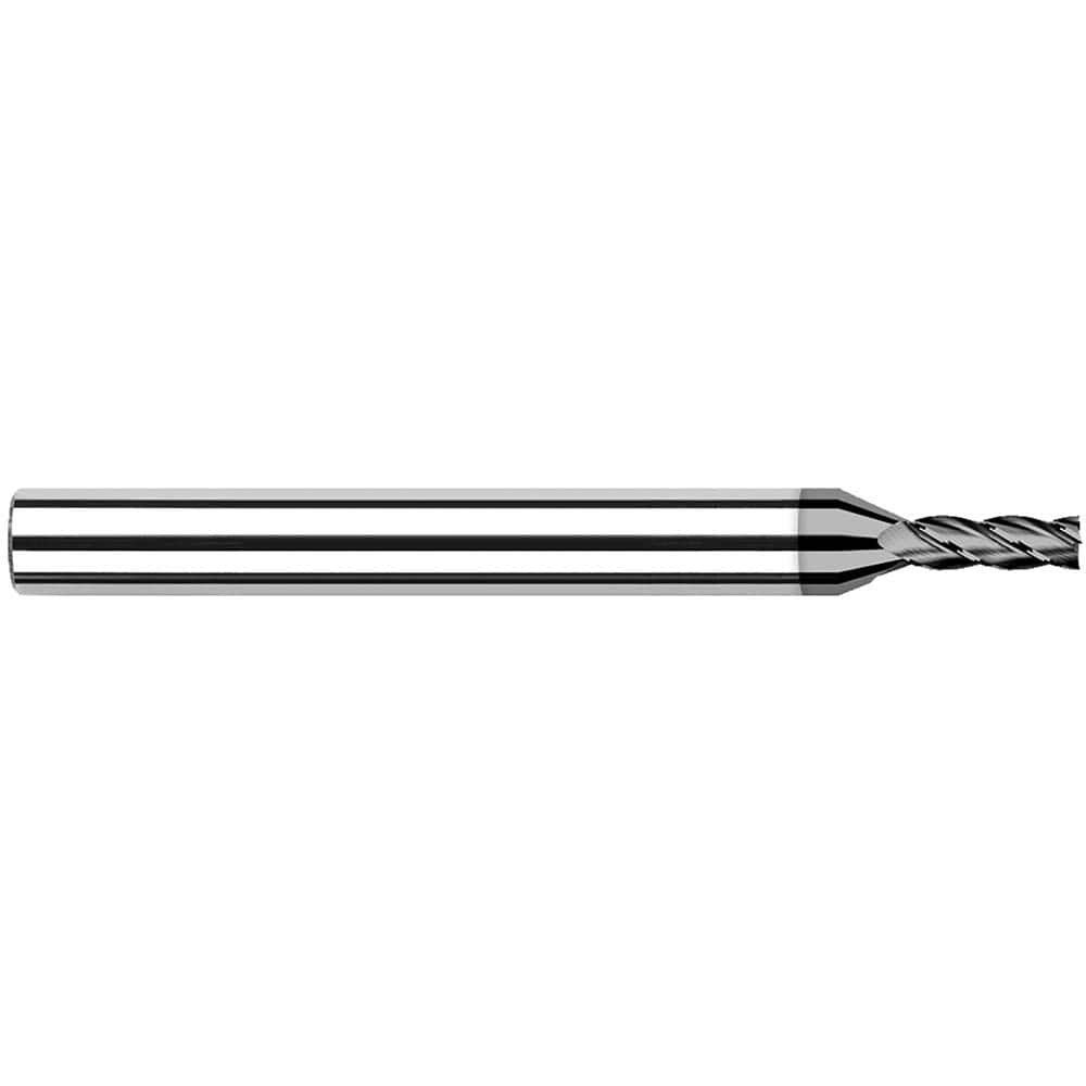 Square End Mill: 3/32'' Dia, 1/2'' LOC, 1/8'' Shank Dia, 2-1/2'' OAL, 4 Flutes, Solid Carbide MPN:936693