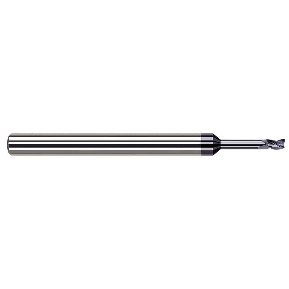 Square End Mill: 0.118'' Dia, 0.177'' LOC, 2.5'' OAL, 3 Flutes, Solid Carbide MPN:937105-C3