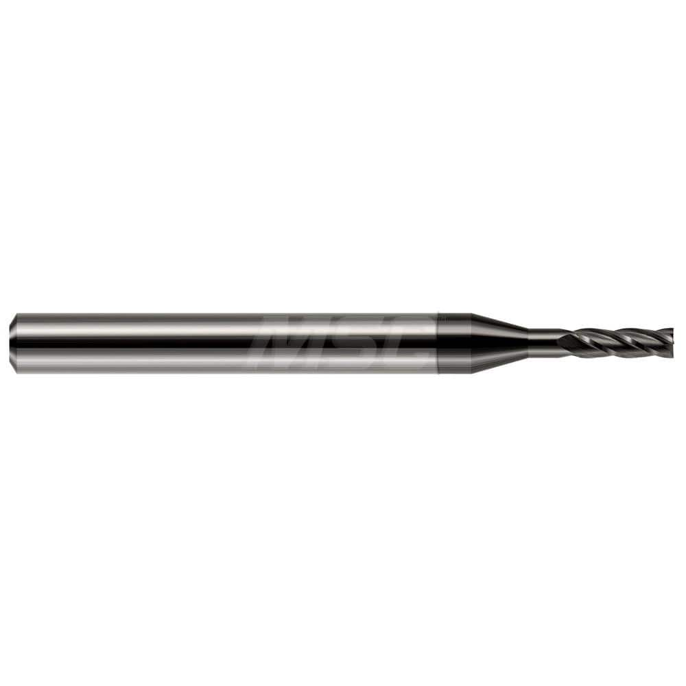 Square End Mill: 0.062'' Dia, 0.186'' LOC, 1.5'' OAL, 3 Flutes, Solid Carbide MPN:956862-C4