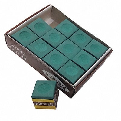 Green Billiard Pool Cue Chalk PK12 MPN:BG2544