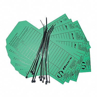 Inspection Tag Paper Stock Grn 9 L PK25 MPN:SP170