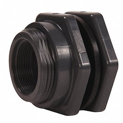 Bulkhead Fitting 1/2 In PVC FPM MPN:BFAS1005TFS