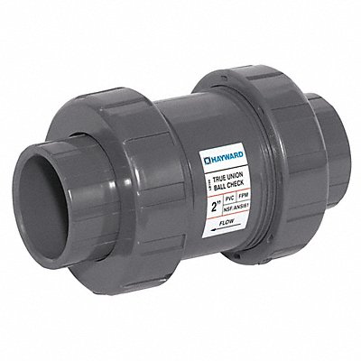 Union Check Valve PVC 2 FNPT x Socket MPN:TC10200STE