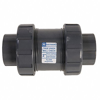 True Union Check Valve PVC 2-1/2 FNPT MPN:TC1250T