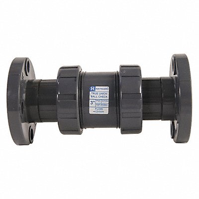 True Union Check Valve PVC 3 Flange MPN:TC1300FE