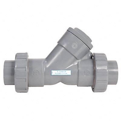 Y True Union Check Valve PVC 1/2 Socket MPN:YC10050SEU