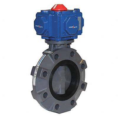 Butterfly Valve 2in PVC EPDM PneuSpr Rtn MPN:PCSBYV112EA9