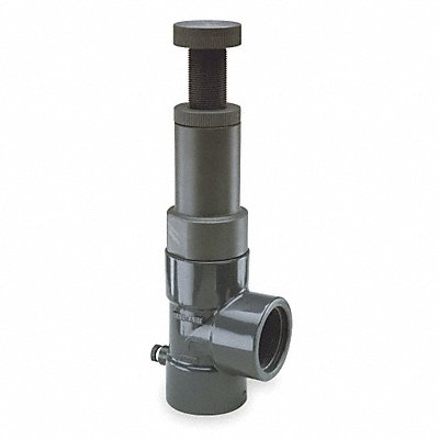 Adjustable Relief Valve 1/2In 25 psi PVC MPN:RV1050T