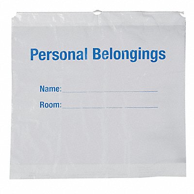 Personal Belonging Bag Plastic PK250 MPN:HCS7001-1.5