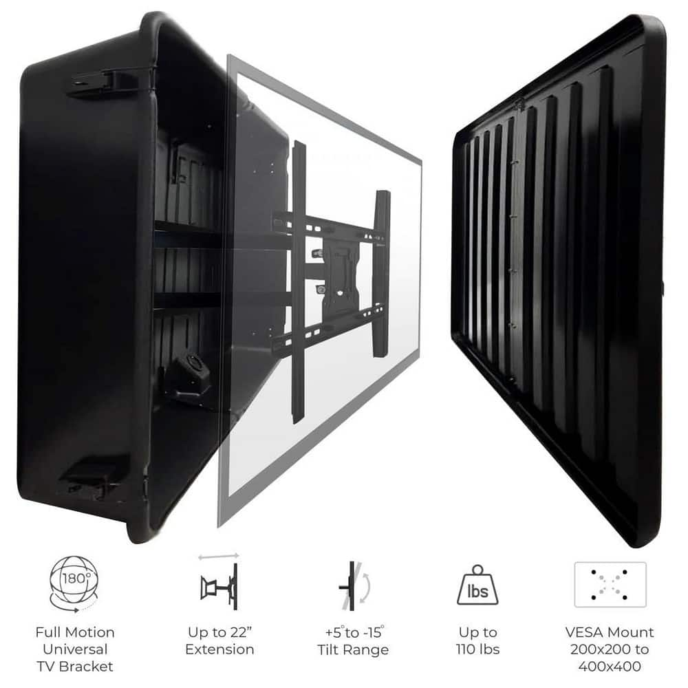 Security Monitor & TV Mounts, Mount Style: Wall , Maximum Load Capacity: 148.00 , Maximum Monitor Size: 65in , Minimum Monitor Size: 55in  MPN:SS-65