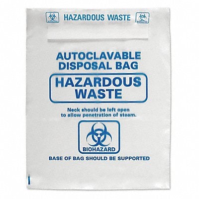 Autoclavable Biohazard Bags 26 H PK200 MPN:HS1002A