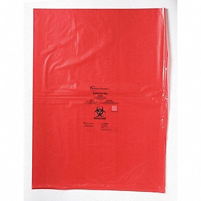 Biohazard Bags 1/2 gal Red PK500 MPN:HS10320