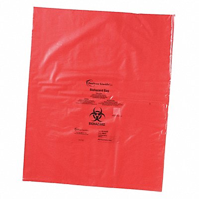 Biohazard Bags 5 gal Red PK200 MPN:HS10322