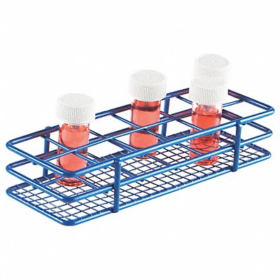 Test Tube Rack Epoxy-Coated Steel Blue MPN:HS120085