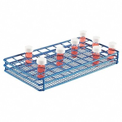 Test Tube Rack Epoxy-Coated Steel Blue MPN:HS120086