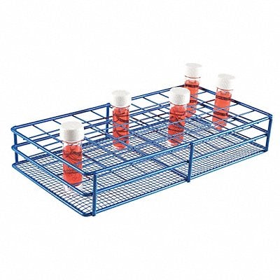 Test Tube Rack Epoxy-Coated Steel Blue MPN:HS120088