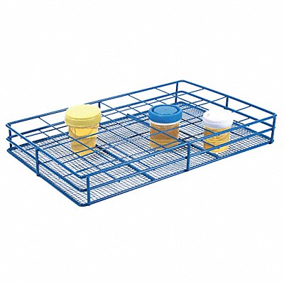 Test Tube Rack Epoxy-Coated Steel Blue MPN:HS120091