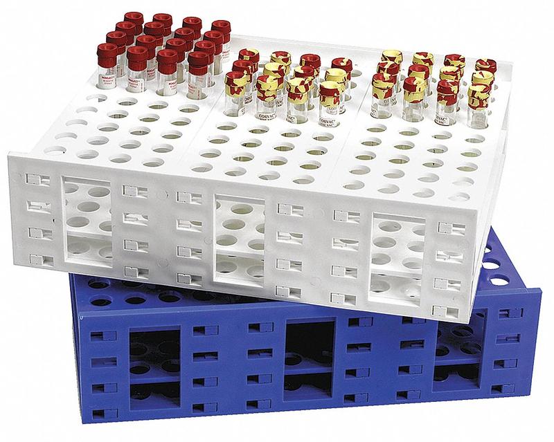 Test Tube Rack Polypropylene Blue MPN:HS120113