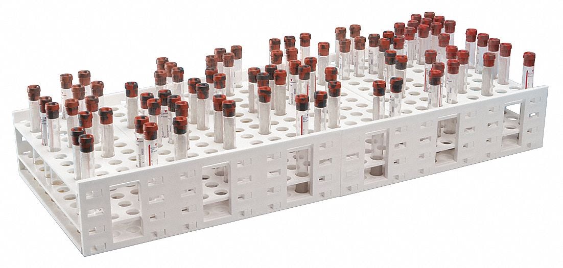 Test Tube Rack Polypropylene Blue MPN:HS120115