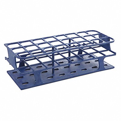 Test Tube Rack Slots 24x30mm Blue PK8 MPN:HS27515B