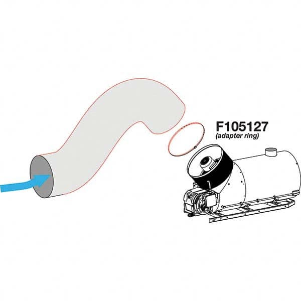 Duct & Duct Pipe, Material: Thermoplastic Elastomer , Inside Diameter: 24 , Overall Length: 36 MPN:F105127