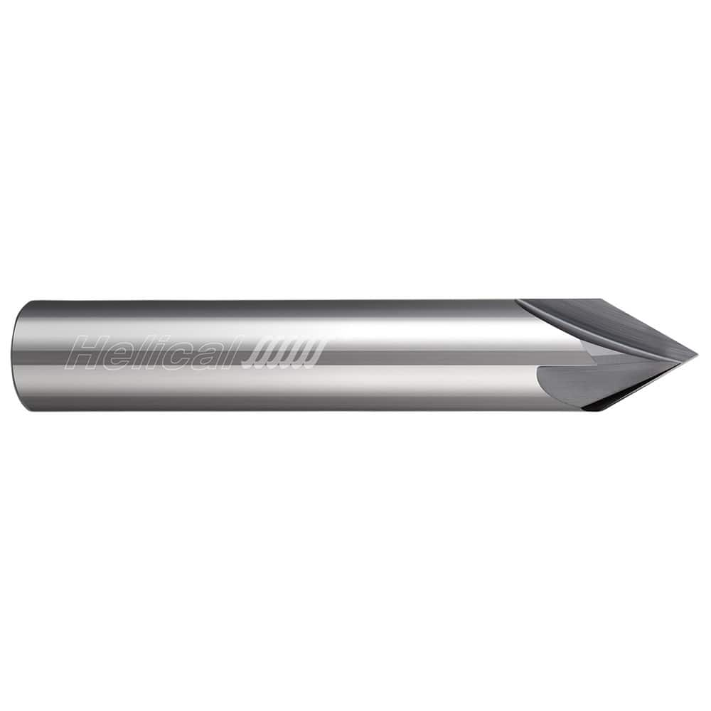 Chamfer Mills, Cutter Head Diameter (Decimal Inch): 0.2500 , End Type: Single , Shank Diameter (Decimal Inch): 0.2500 , Shank Diameter (Inch): 1/4  MPN:06345