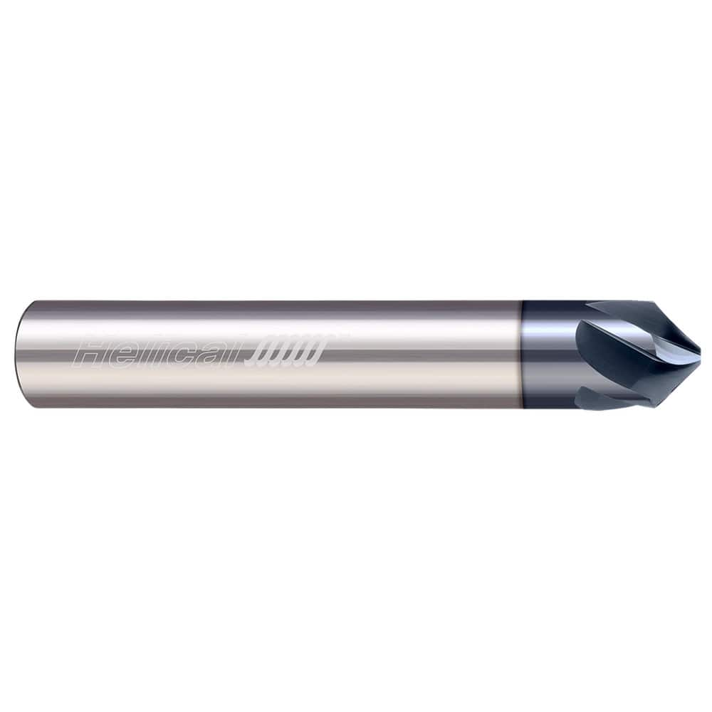 Chamfer Mills, Cutter Head Diameter (Decimal Inch): 0.2500 , End Type: Single , Shank Diameter (Decimal Inch): 0.2500 , Shank Diameter (Inch): 1/4  MPN:59812