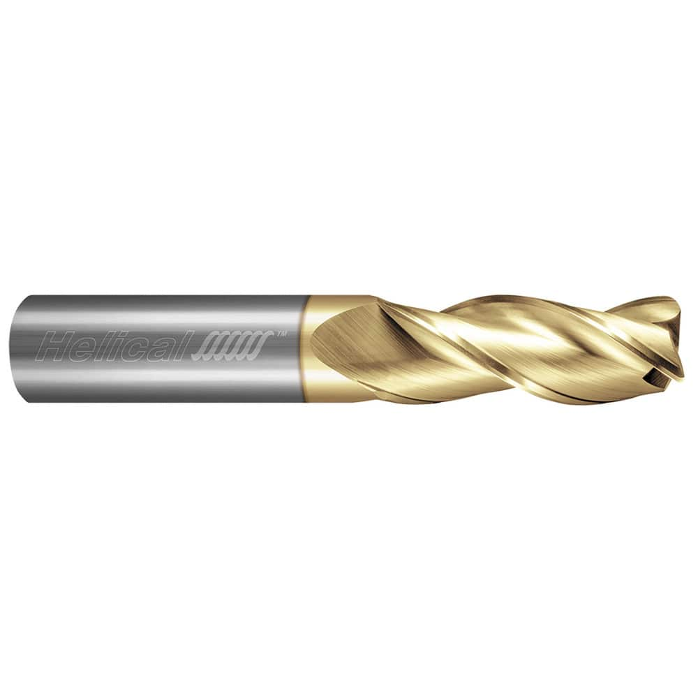 Corner Radius End Mill: 6 mm Dia, 12 mm LOC, 1 mm Radius, 3 Flutes, Solid Carbide MPN:59731