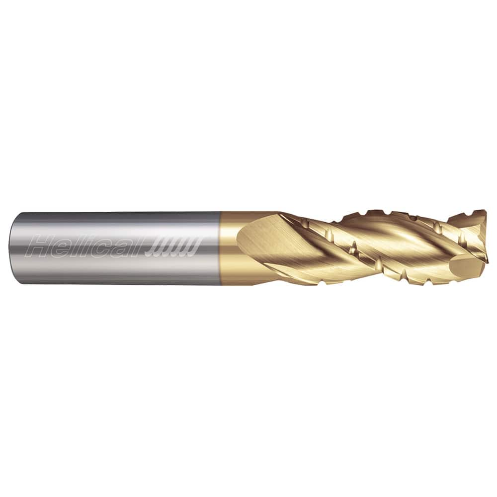 Corner Radius End Mill: 1/4