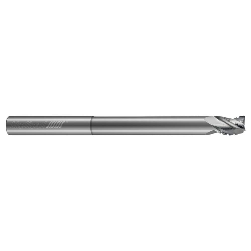 Corner Radius End Mill: 1/4