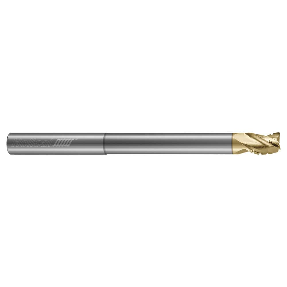 Corner Radius End Mill: 1/4