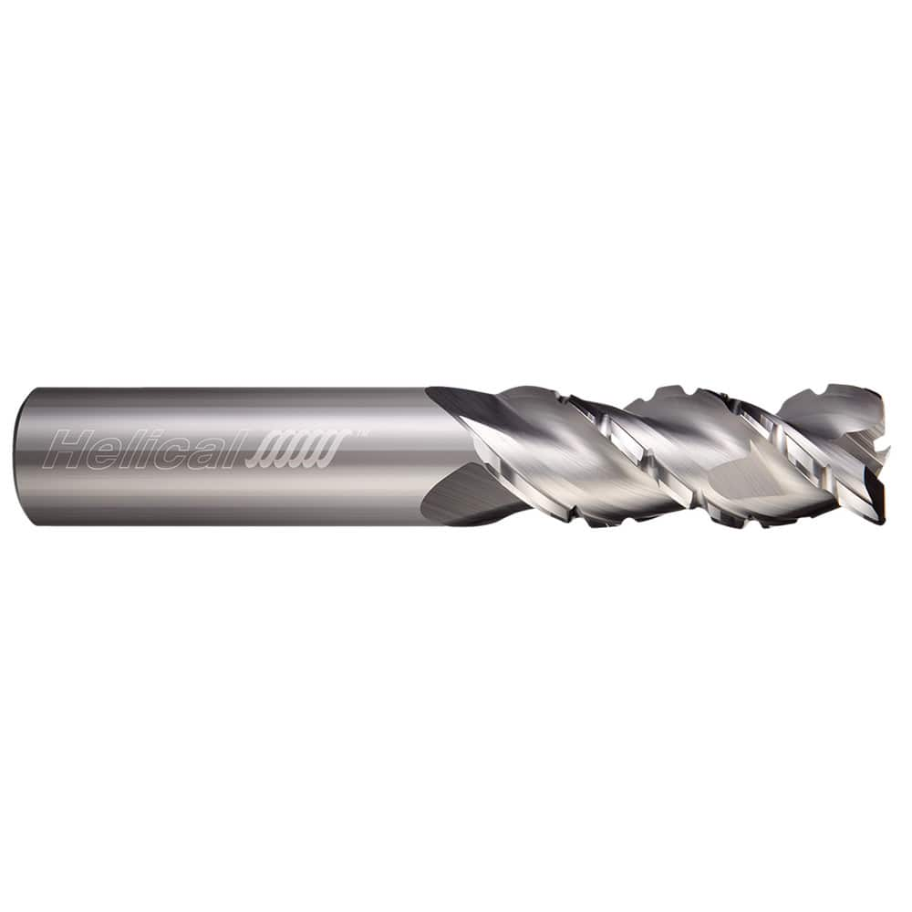 Corner Radius End Mill: 1/4