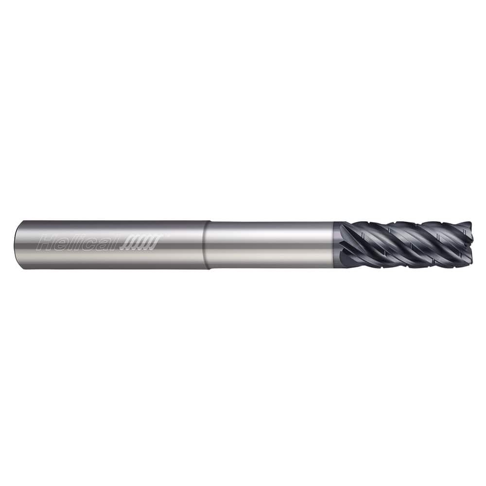 Corner Radius End Mill: 1/4