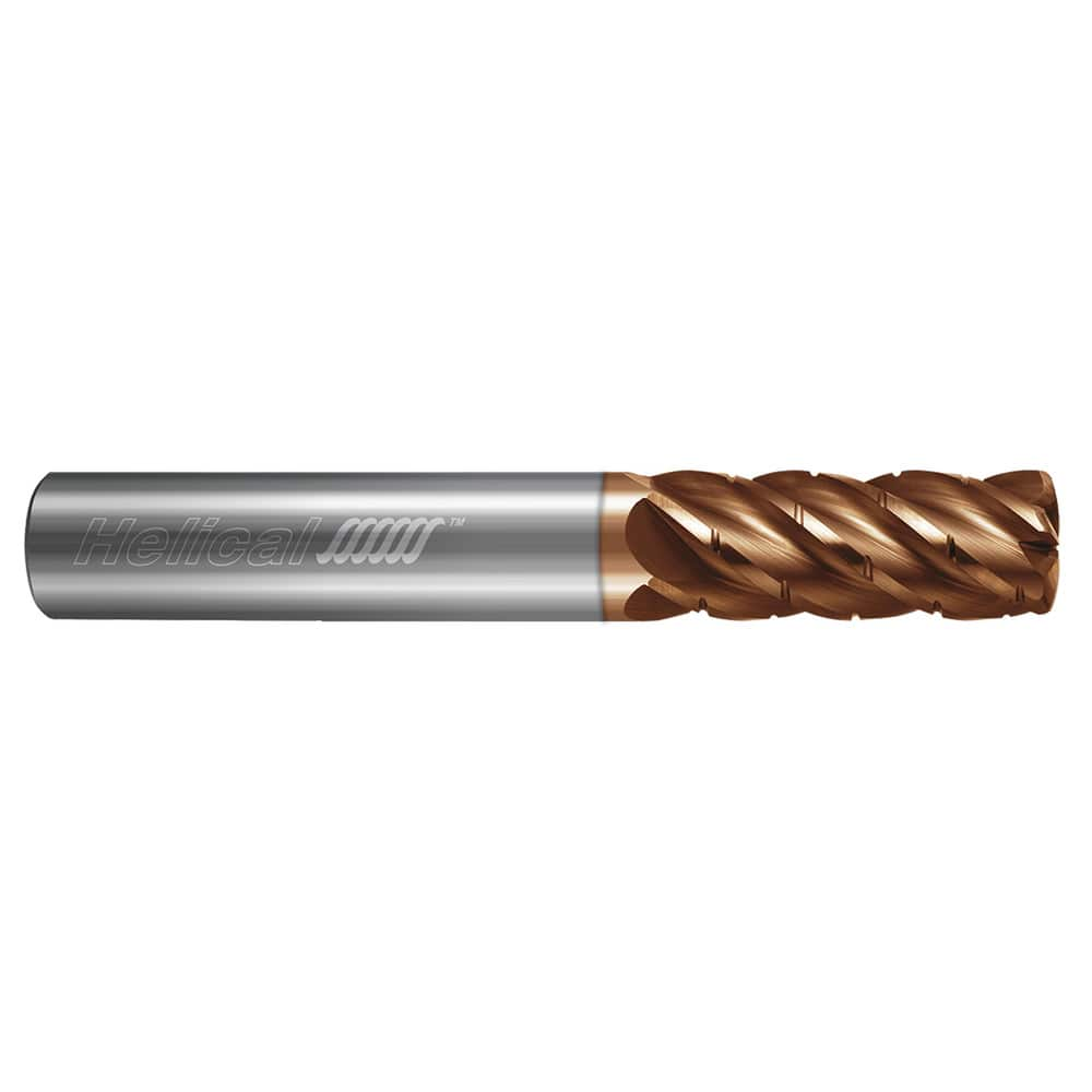 High-Feed End Mills, Mill Diameter (Decimal Inch): 0.2500, Mill Diameter (Inch): 1/4, Program Radius (Decimal Inch): 0.0314, Number of Flutes: 5 MPN:84491