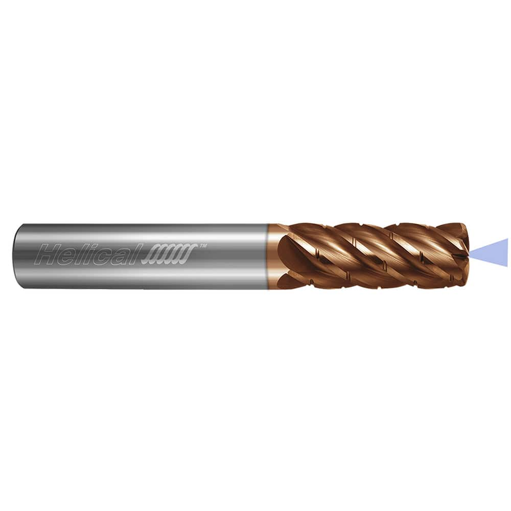 High-Feed End Mills, Mill Diameter (Inch): 1/4 , Mill Diameter (Decimal Inch): 0.2500 , Program Radius (Decimal Inch): 0.0314 , Number of Flutes: 5  MPN:86427