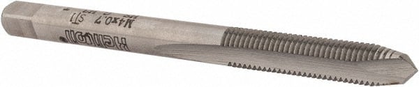 Spiral Point STI Tap: M4 x 0.7 Metric Coarse, 2 Flutes, Plug, High Speed Steel, Bright/Uncoated MPN:4763-4