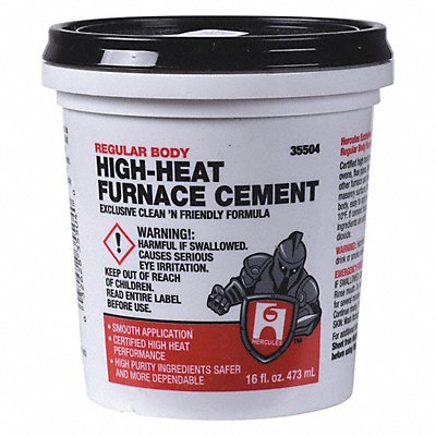 Furnace Cement High Temperature 1 pt. MPN:35504