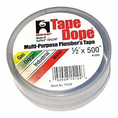 Thread Sealant Tape 1/2 W White MPN:15124