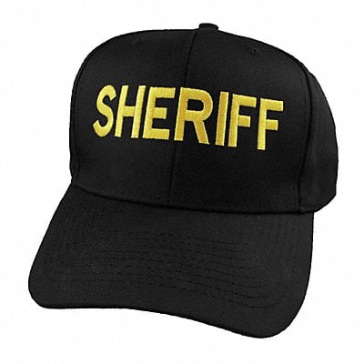 Sheriff Hat Brim Black Universal MPN:6785