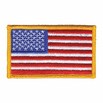 Embroidered Patch U.S. Flag Dark Gold MPN:0003HP