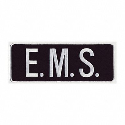 Embrdrd Patch E. M. S. Wht/Midnight Navy MPN:10075