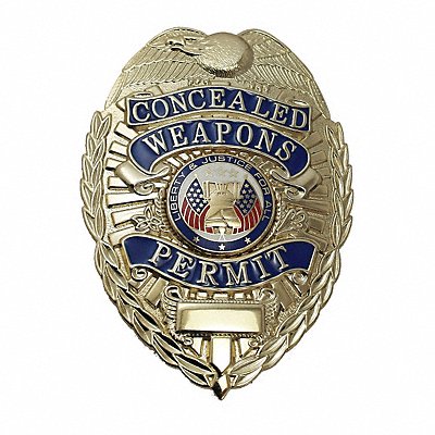 Metal Badge Concealed Weapons Permit MPN:4104G