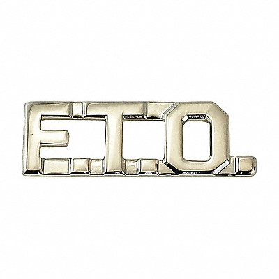 Metal Rank Insignia F.T.O. Nickel PR MPN:4302N