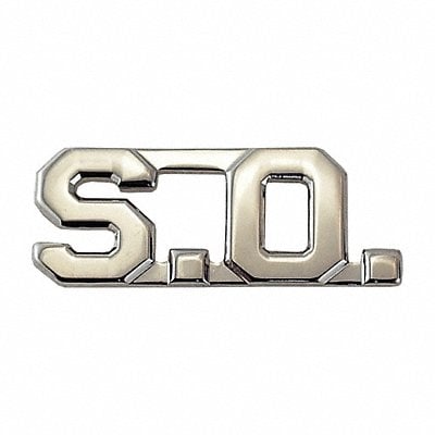 Metal Rank Insignia S.O. Nickel PR MPN:4321N