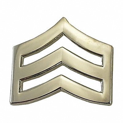 Metal Rank Insignia SGT. Chevron Nckl PR MPN:4407MN