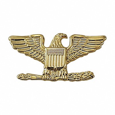 Metal Rank Insignia Col. Eagle Gold PR MPN:4413MG